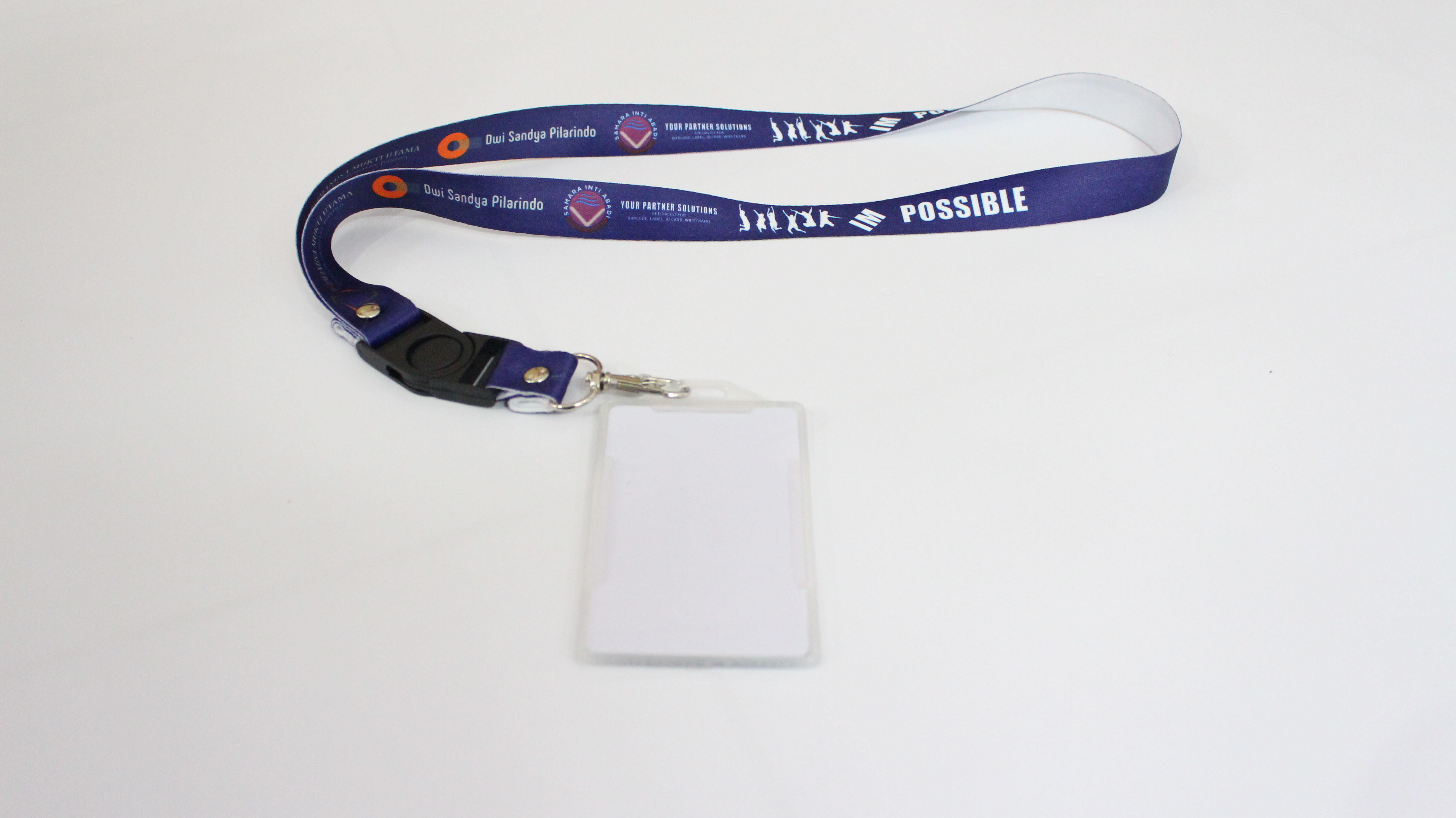 tali id lanyard custom/printing 1 sisi GELANG EVENT