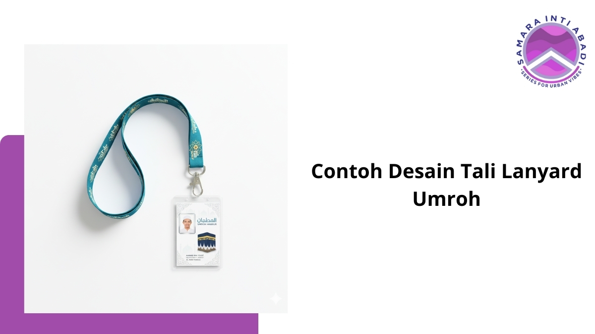Contoh Desain Tali Lanyard Umroh