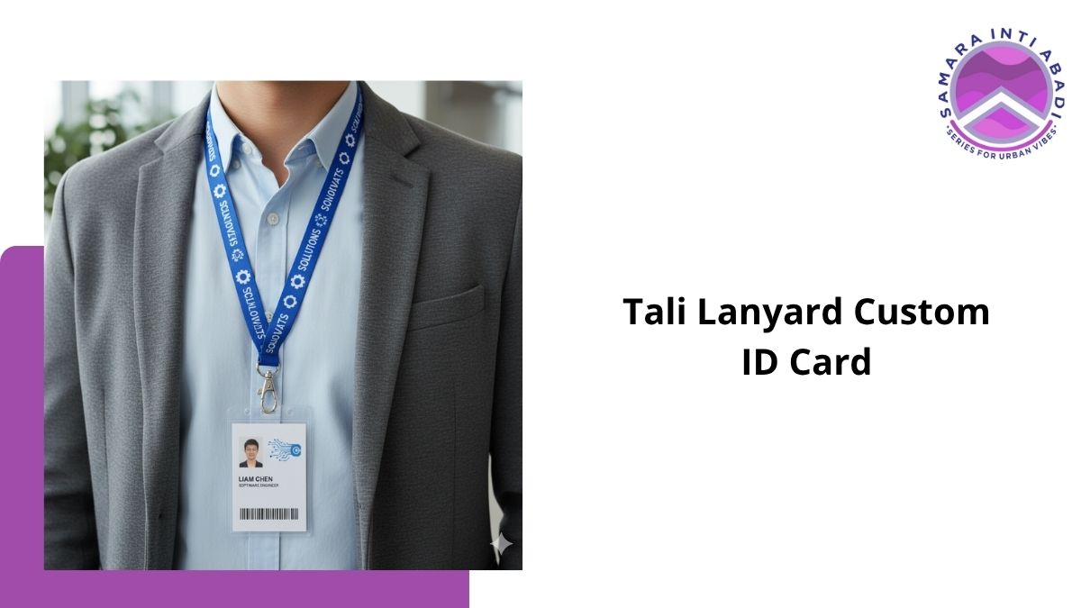 Tali Lanyard Custom ID Card Depok Sawangan