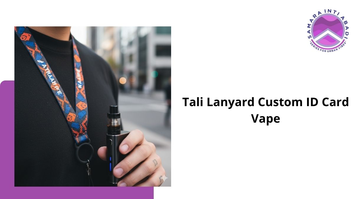 Tali Lanyard Custom ID Card Vape Kota Bandung