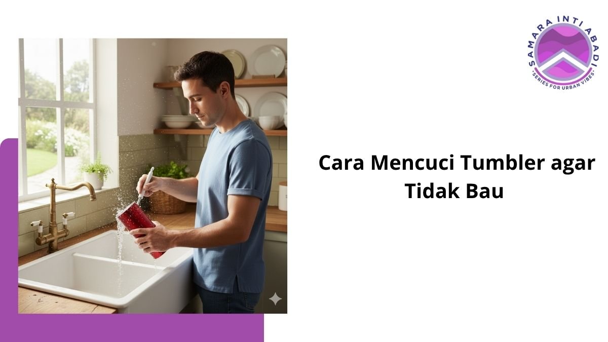 5 Cara Mencuci Tumbler agar Tidak Bau